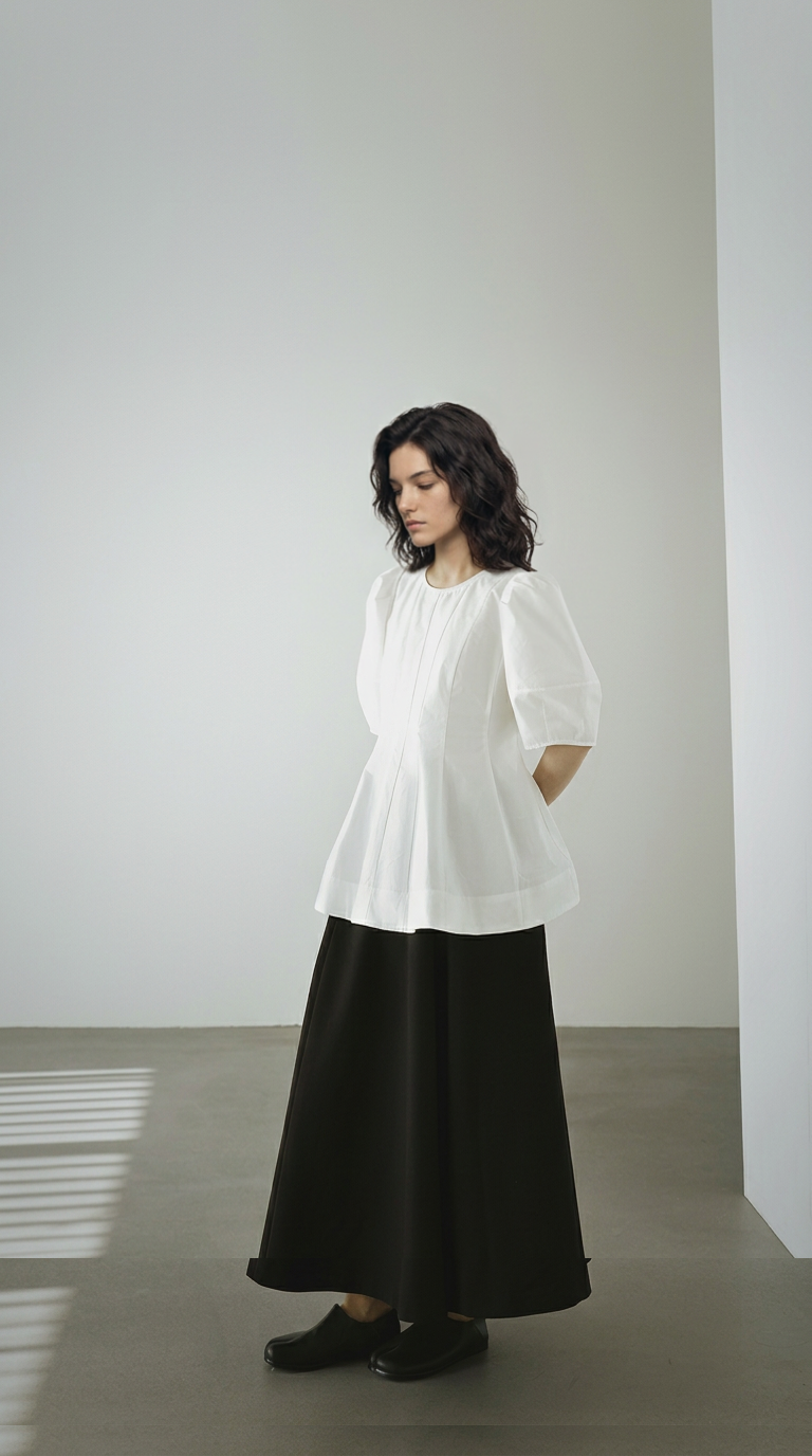 Vintage Puff Sleeve Top
